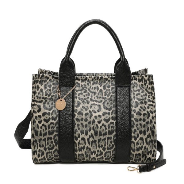 Mala Shopper com estampado animal