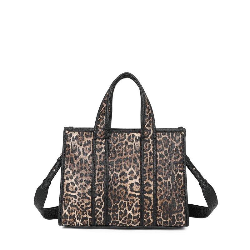 Mala Shopper com padrão animal
