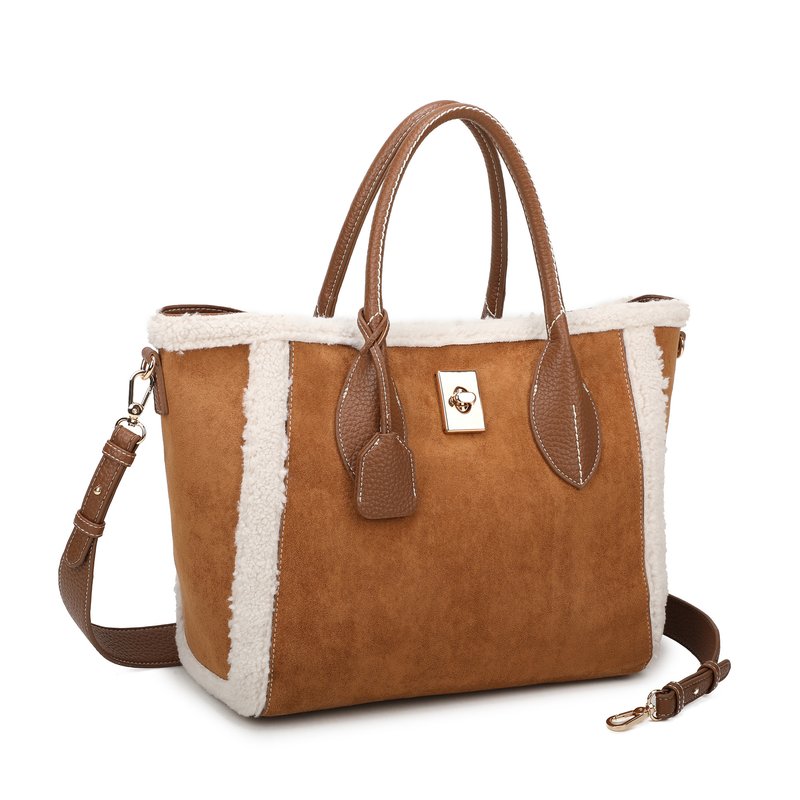 Mala Shopper com pelinho e carmurça