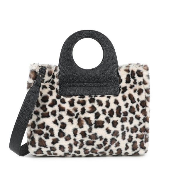 Mala Shopper com pelo animal print