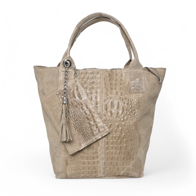 Mala Shopper em pele