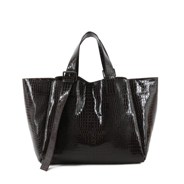 Mala Shopper em verniz