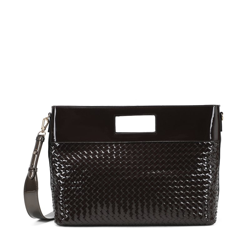 Mala Shopper verniz com detalhes