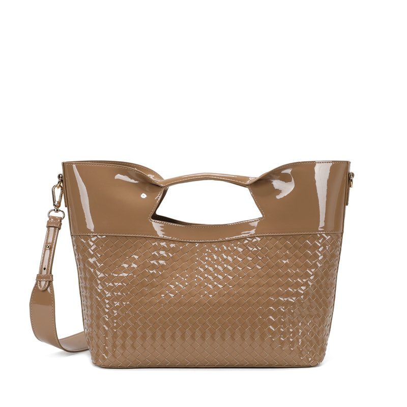 Mala Shopper verniz e detalhes