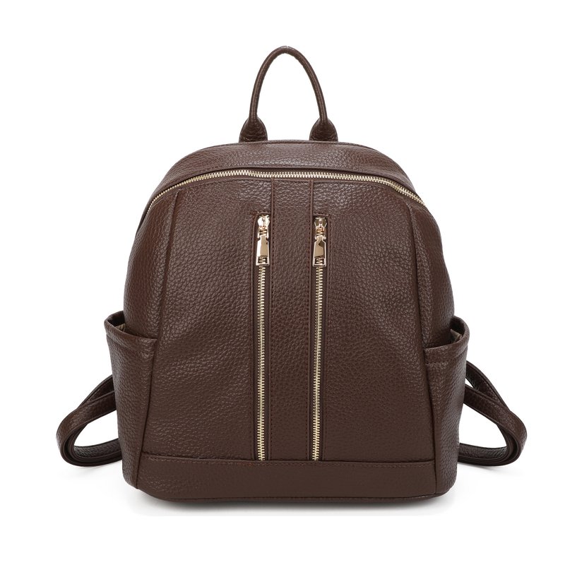 Mochila com dois fechos frontais