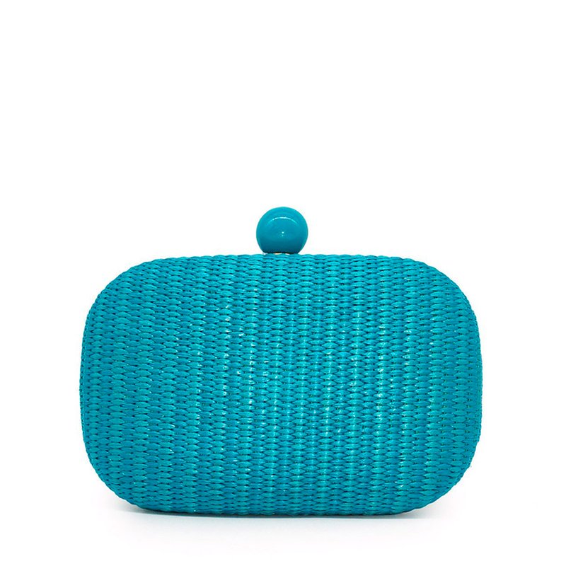 Pochette de senhora em ráfia