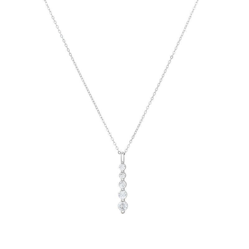 Colar Luxury com cinco brilhantes
