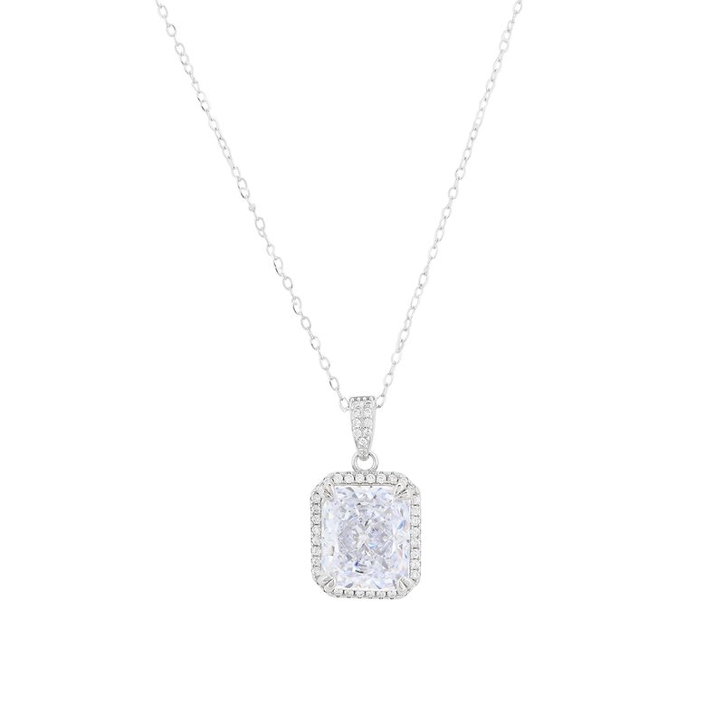 Colar Luxury com pedra retangular