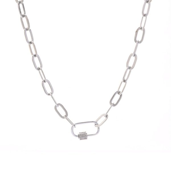 Colar Glamour com fecho brilhantes