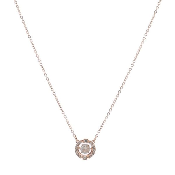 Colar Delicate redondo com zircônias