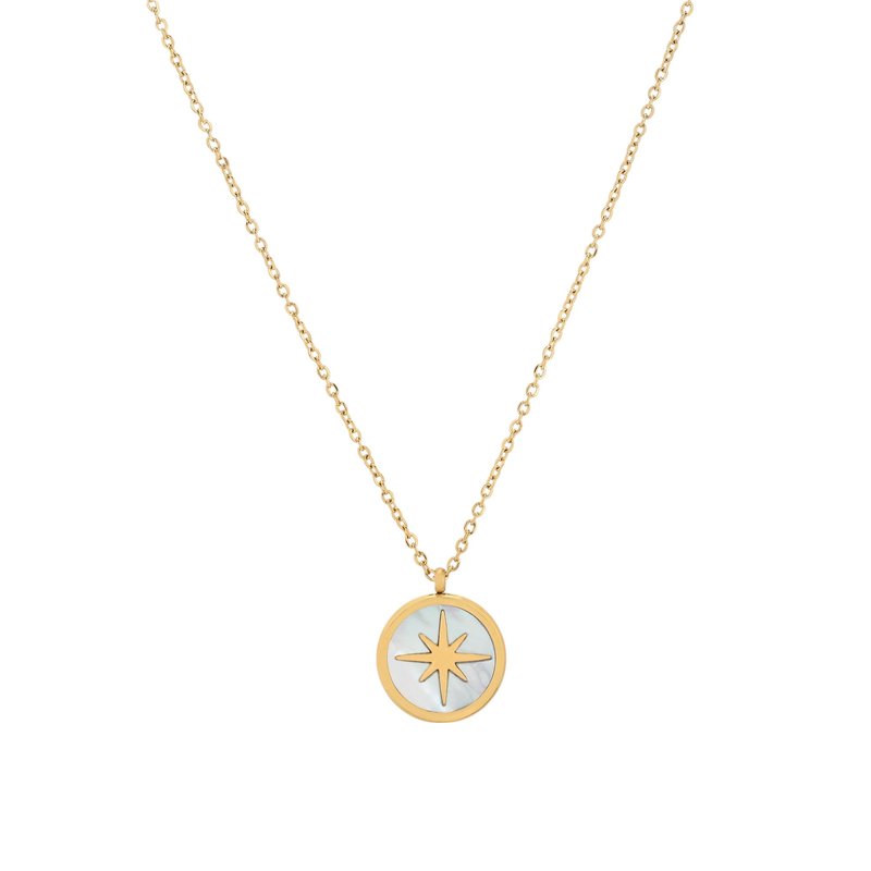 Colar em aço com estrela