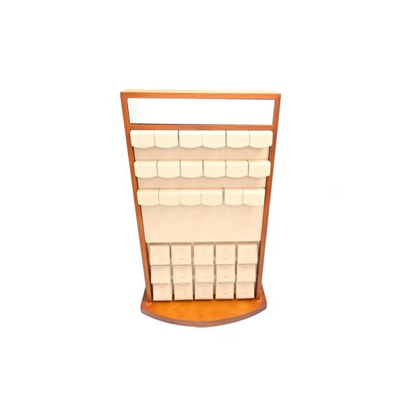 Expositor para múltiplas jóias beige