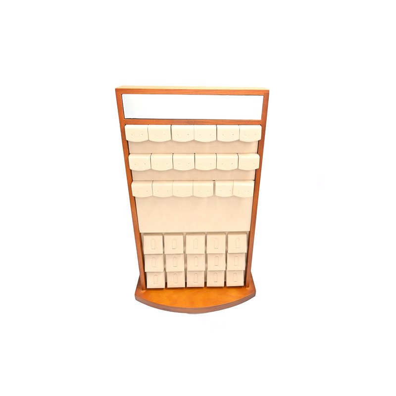 Expositor para múltiplas jóias beige