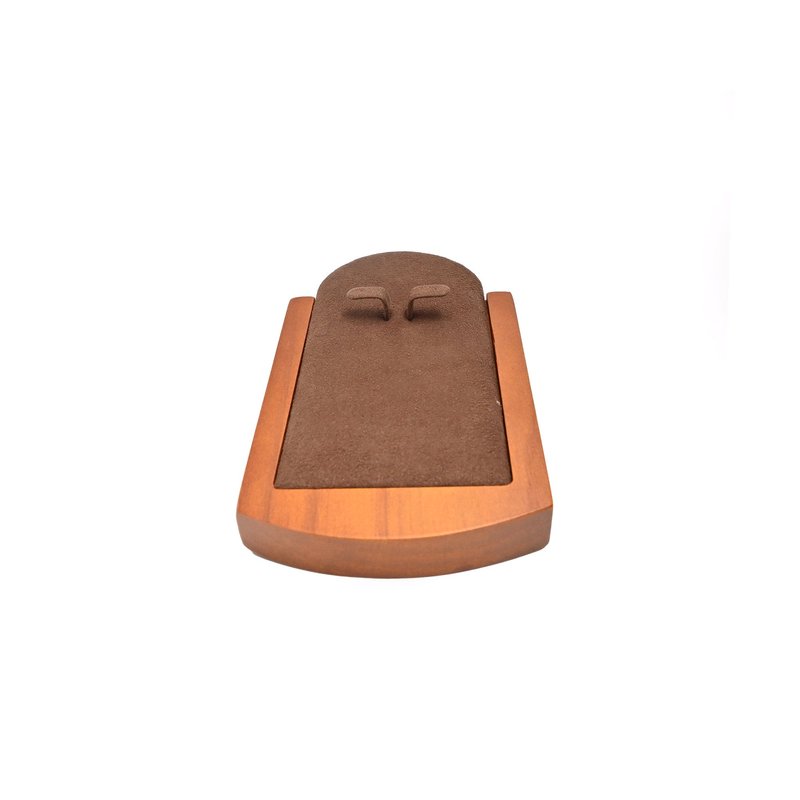 Expositor para conjunto de colar e brincos castanho