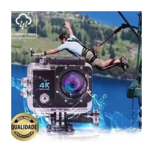 Captura momentos com Câmara 4K à prova de água