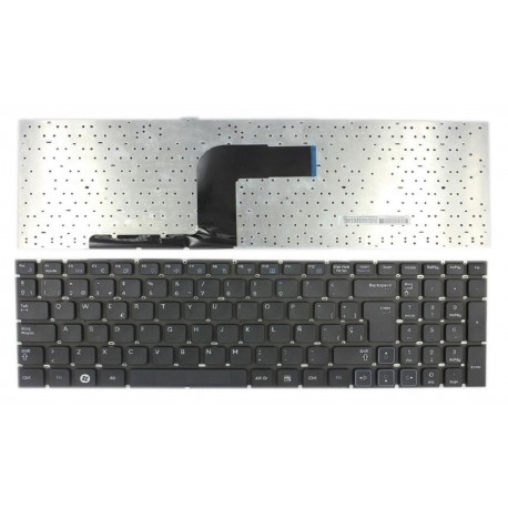 Teclado Preto Frameless Espanhol para Samsung NP-RC530-S03PL -S03PT -S03RU -S03SE