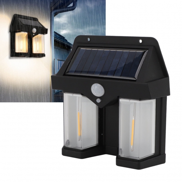 Aplique Solar Parede Exterior