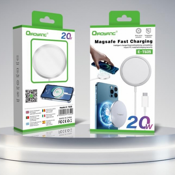 Carregador Magnético Rápido 20W