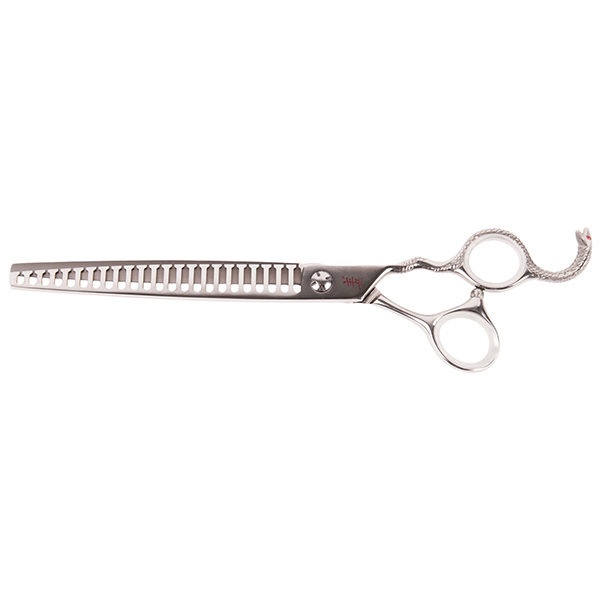Tesoura Grooming Yento High-Tech Cobra - Tubarão - 20 Cm / 23 Dentes