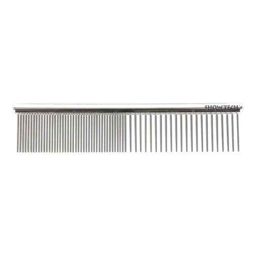 Pente Show Tech - Cromado - 19Cm / Dentes 30Mm