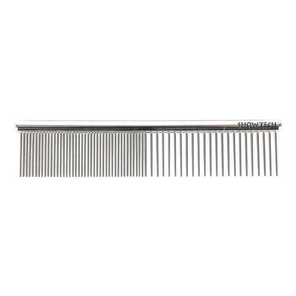 Pente Show Tech - Cromado - 19Cm / Dentes 30Mm