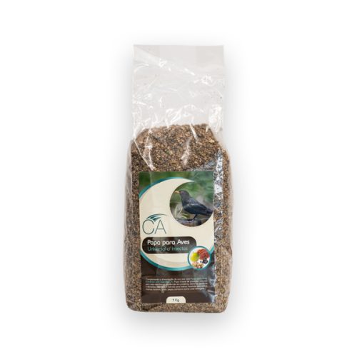 Ca- Papa Universal P/ Aves Com Insectos - 1 Kg - 850 Gr