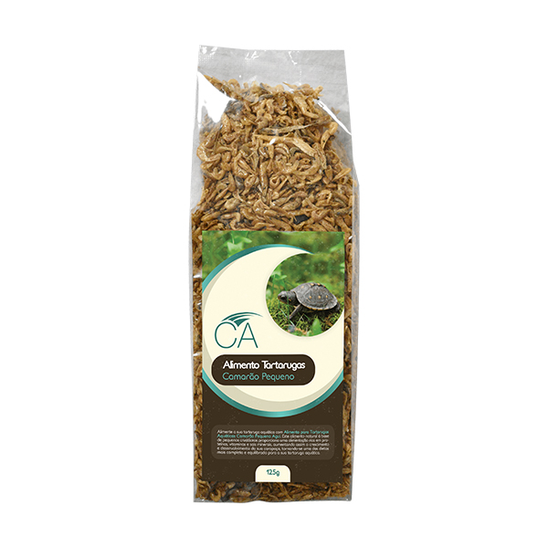 Ca - Alimento Tartarugas - Camarão Pequeno - 125G