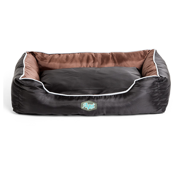 Agui Waterproof Bed - 75X58X19Cm - Black/Brown