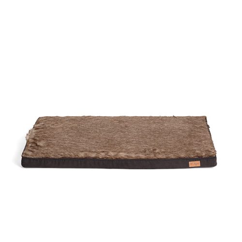 Agui Furry Cushion - 75X50X5Cm - Black - 75X50X5 Cm