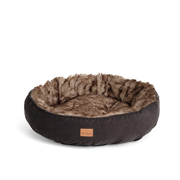 Agui Furry Donut - 50X13Cm - Black - 50X13 Cm