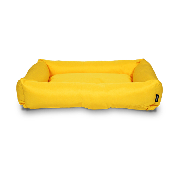 Agui Waterproof Summer Bed - 90X75X23 Cm - Mustard Yellow - 90 X 75 X 20 Cm