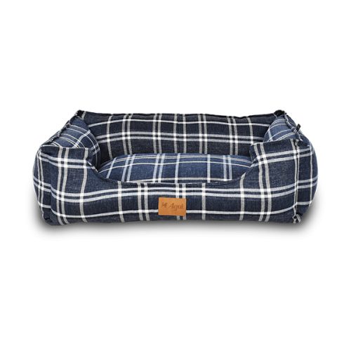 Agui Scotland Bed - 110X80X28 Cm - Chess Blue - 110 X 80 X 28 Cm