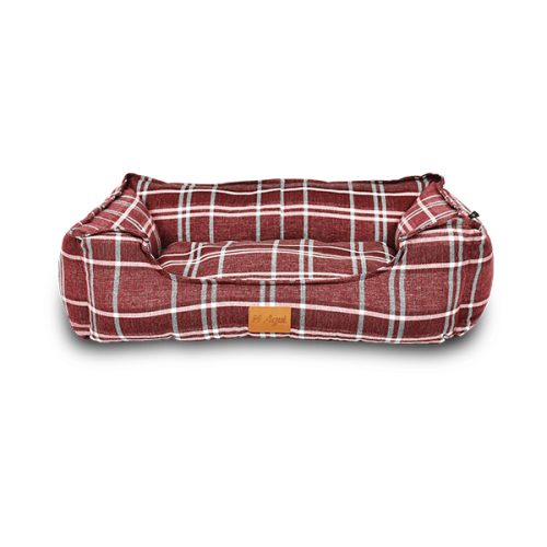 Agui Scotland Bed - 60X50X19 Cm - Chess Red - 60 X 50 X 19 Cm
