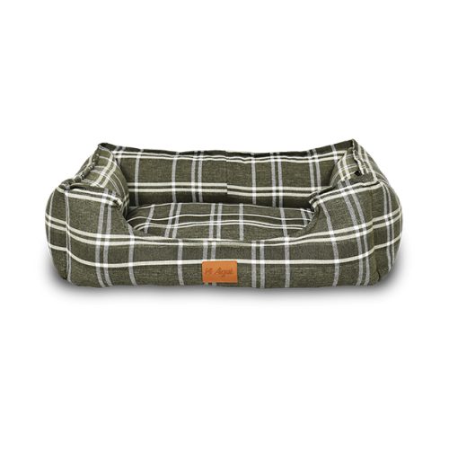 Agui Scotland Bed - 95X75X28 Cm - Chess Green - 95 X 75 X 28 Cm