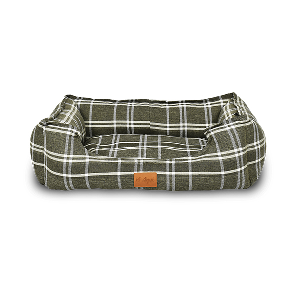 Agui Scotland Bed - 95X75X28 Cm - Chess Green - 95 X 75 X 28 Cm