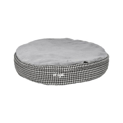 Agui Tweed Puff - 72X15 Cm - Smoke