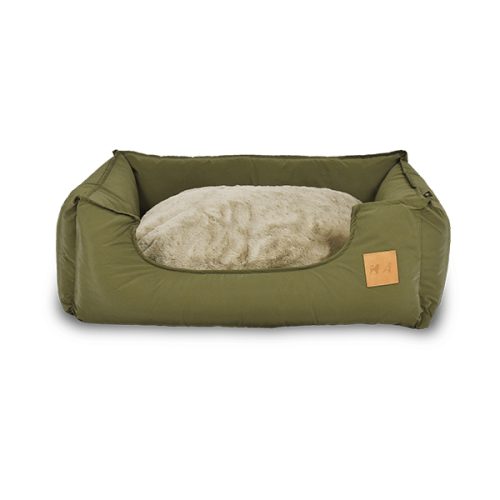 Agui Silky Bed - 70X60X23 Cm - Olive Green - 70 X 60 X 23 Cm