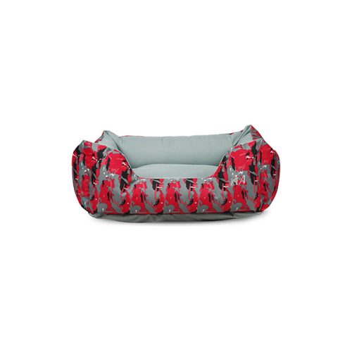 Agui Ambush Waterproof Bed - 80X65X28Cm - Camo Red - 80 X 65 X 28 Cm