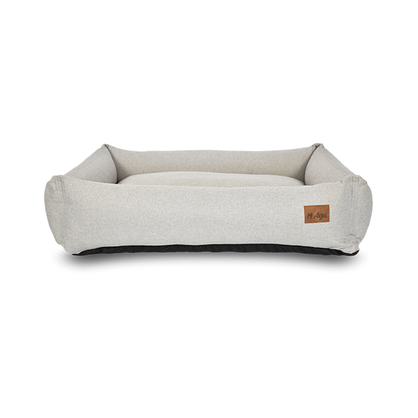 Agui Earthy Bed - 90X75X23Cm - Fossil Grey - 90 X 75 X 23 Cm