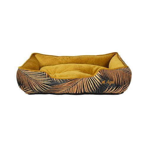 Agui Leafy Bed - 65X50X17Cm - Golden Brown - 65 X 50 X 17 Cm