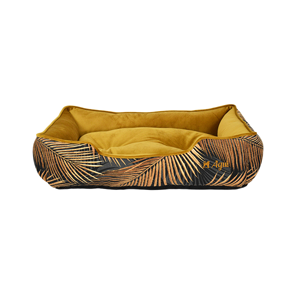 Agui Leafy Bed - 65X50X17Cm - Golden Brown - 65 X 50 X 17 Cm