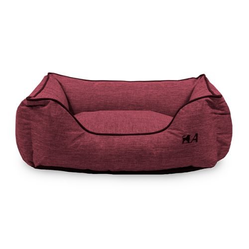 Agui Ember Waterproof Bed - 80X65X28 Cm - Merlot Red - 80 X 65 X 28 Cm