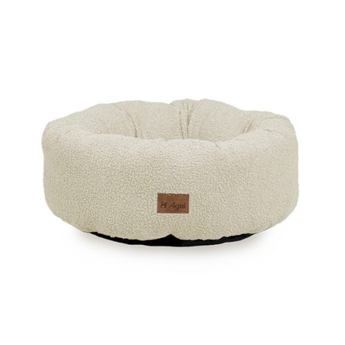 Agui Curly Donut Bed - 50 Cm - Ivory Beige