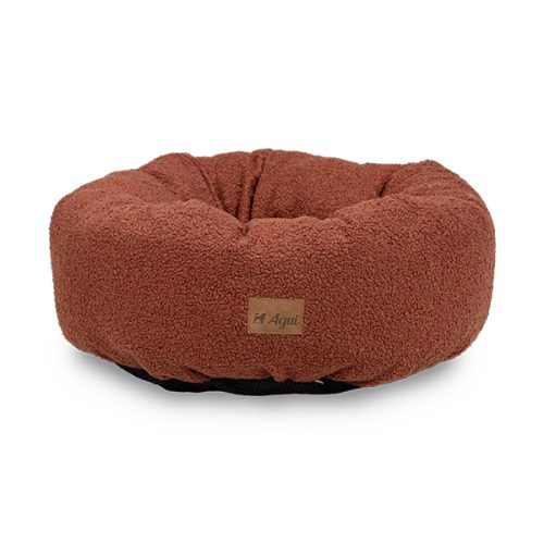 Agui Curly Donut Bed - 40 Cm - Terracota