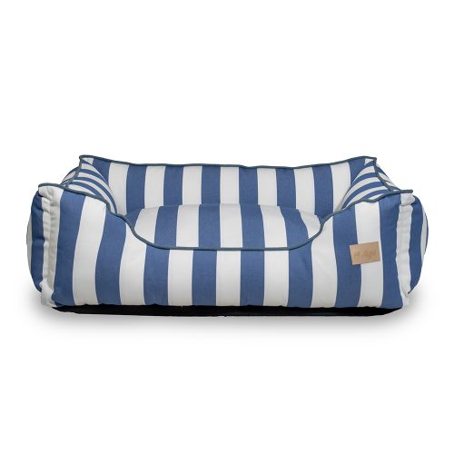 Agui Stripes Bed - 100X80X30 Cm - Nautical Blue - 100 X 80 X 30 Cm
