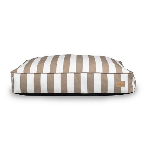 Agui Stripes Cushion - 90X65X12 Cm - Greige - 90 X 65 X 12 Cm