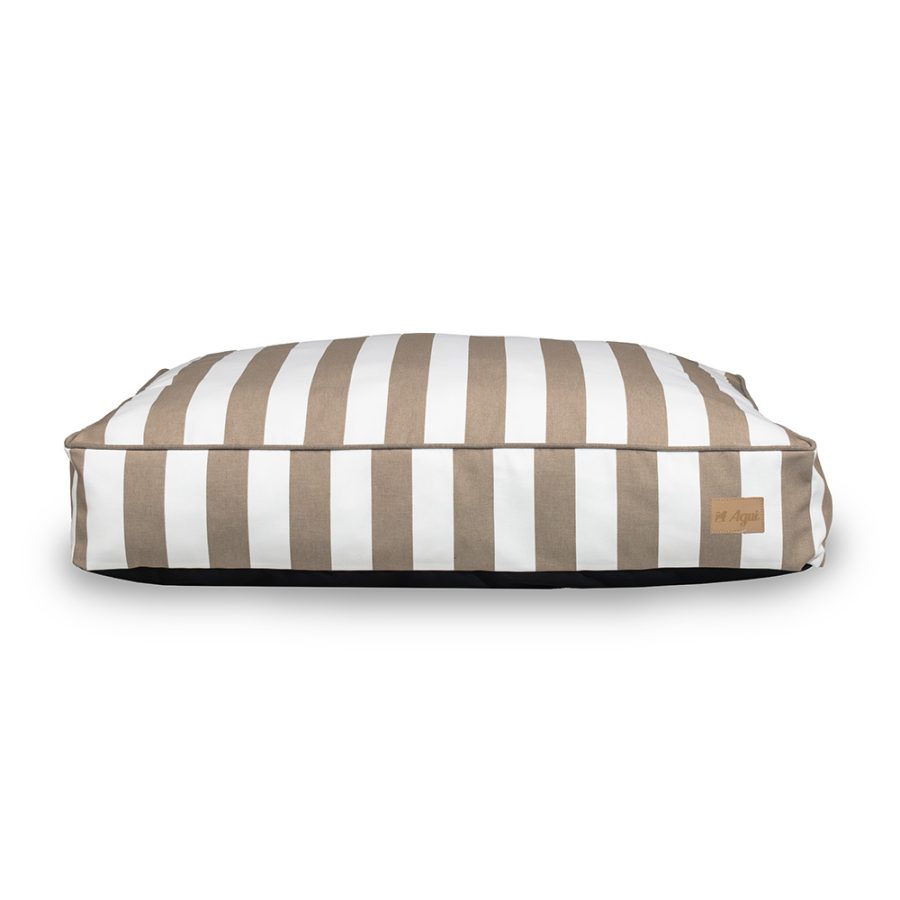 Agui Stripes Cushion - 90X65X12 Cm - Greige - 90 X 65 X 12 Cm