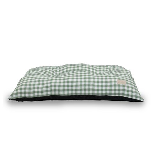 Agui Vichy Cushion - 100X70 Cm - Willow Green - 100 X 70 Cm