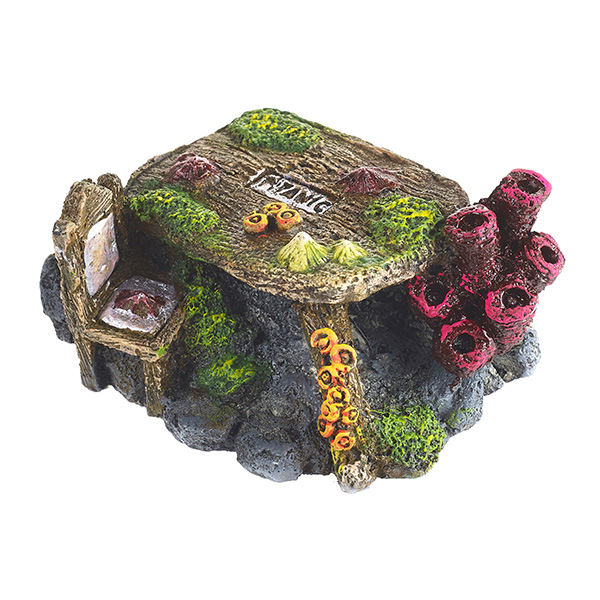 Decoração Aquário "Titanic Table" - 11,5 Cm