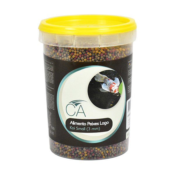 Ca - Alimento Peixes Lago Koi Small 3Mm - Pote 1,5 Lt - 500 G